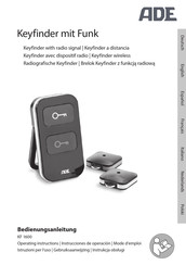 ADE Keyfinder KF 1600 Mode D'emploi