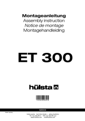 Hülsta ET 300 Notice De Montage