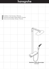 Hansgrohe Raindance Select Showerpipe 04610400 Instructions De Montage / Mode D'emploi / Garantie