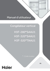 Haier H3F-280 SAAU1 Serie Manuel D'utilisateur