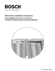 Bosch SHY66 Instructions D'installation