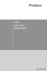 MSI H81I-S01 Mode D'emploi