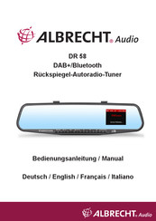 Albrecht Audio DR 58 Guide D'utilisation