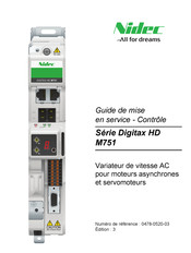 Nidec Digitax HD Série Guide De Mise En Route
