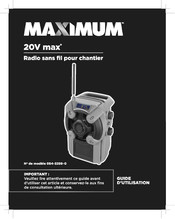 Maximum 054-3259-0 Mode D'emploi