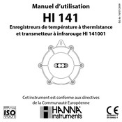 Hanna Instruments HI 141001 Manuel D'utilisation