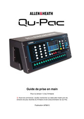 Allen & Heath Qu-Pac Guide De Prise En Main