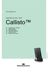 Interacoustics Callisto Instructions D'utilisation