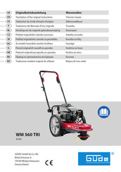 Güde WM 560 TRI Mode D'emploi