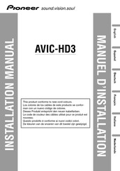 Pioneer AVIC-HD3 Mode D'emploi