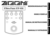 Zoom Ultra Fuzz UF-01 Mode D'emploi