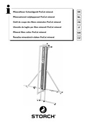 Storch ProCut mineral Mode D'emploi