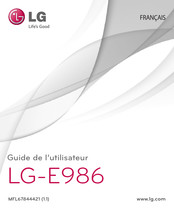 LG E986 Mode D'emploi