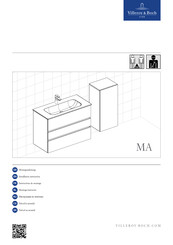 Villeroy & Boch MA S00205RH01 Instructions De Montage