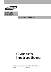 Samsung HP-T4234 Manuel Du Propriétaire