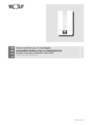 Wolf CGB-2-38/55 Mode D'emploi