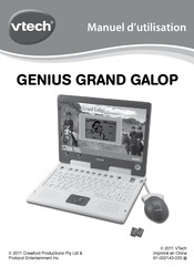 VTech GENIUS GRAND GALOP Manuel D'utilisation