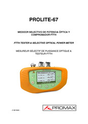 Promax PROLITE-67 Manuel