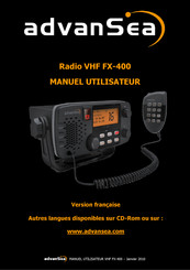 ADVANSEA VHF FX-400 Manuel Utilisateur