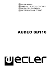 Ecler AUDEO SB110 Notice D'utilisation