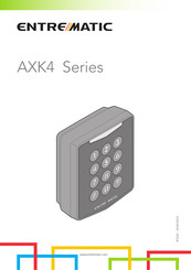 entrematic AXK4 Série Mode D'emploi