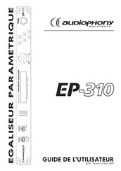 audiophony EP-310 Guide De L'utilisateur