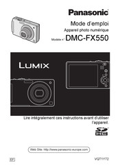 Panasonic LUMIX DMC-FX550 Mode D'emploi