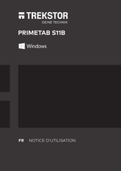 TrekStor PRIMETAB S11B Notice D'utilisation