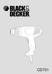 Black & Decker CD701 Manuel D'utilisation