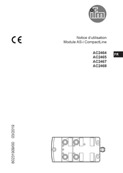 IFM CompactLine AC2467 Notice D'utilisation