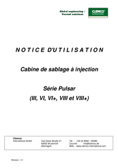 Clemco Pulsar VIII+ Notice D'utilisation