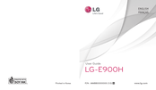 LG E900H Mode D'emploi