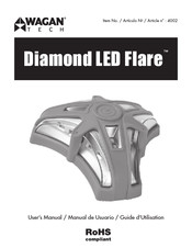 Wagan Tech Diamond LED Flare Guide D'utilisation