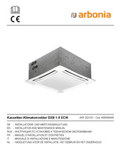 Arbonia DXB 1-5 ECM Manuel D'installation Et D'entretien