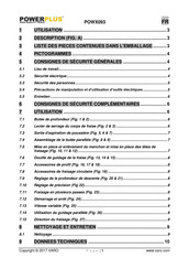 Powerplus POWX093 Mode D'emploi