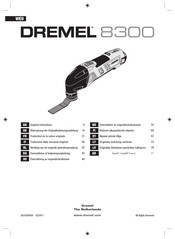 Dremel 8300 Traduction De La Notice Originale