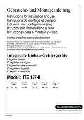 KÜPPERBUSCH ITE 127-8 Instructions De Montage Et D'emploi