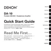 Denon DA-10 Guide De Démarrage Rapide