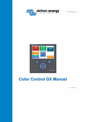 Victron energy Color Control GX Manuel