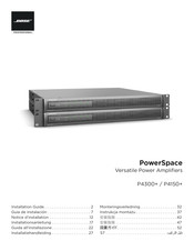 Bose Professional PowerSpace P4150+ Notice D'installation