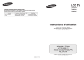 Samsung LA40N7 Instructions D'utilisation