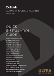 D-Link DWA-192 Guide D'installation