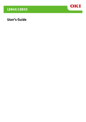Oki LE840 Guide De L'utilisateur