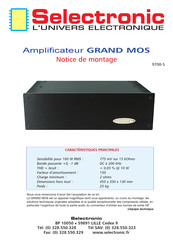 Selectronic Grand Mos Notice De Montage