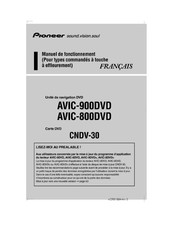 Pioneer AVIC-900DVD Manuel De Fonctionnement