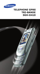 Samsung SGH-D410 Mode D'emploi