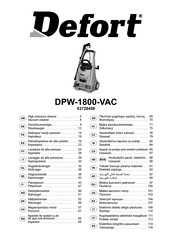 Defort DPW-1800-VAC Mode D'emploi