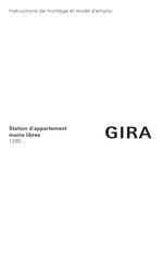 Gira 1280 Série Instructions De Montage Et Mode D'emploi