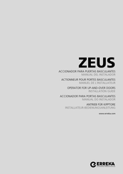 Erreka ZEUS Manuel De L'installateur