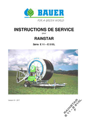 Bauer RAINSTAR E 51XL Série Instructions De Service